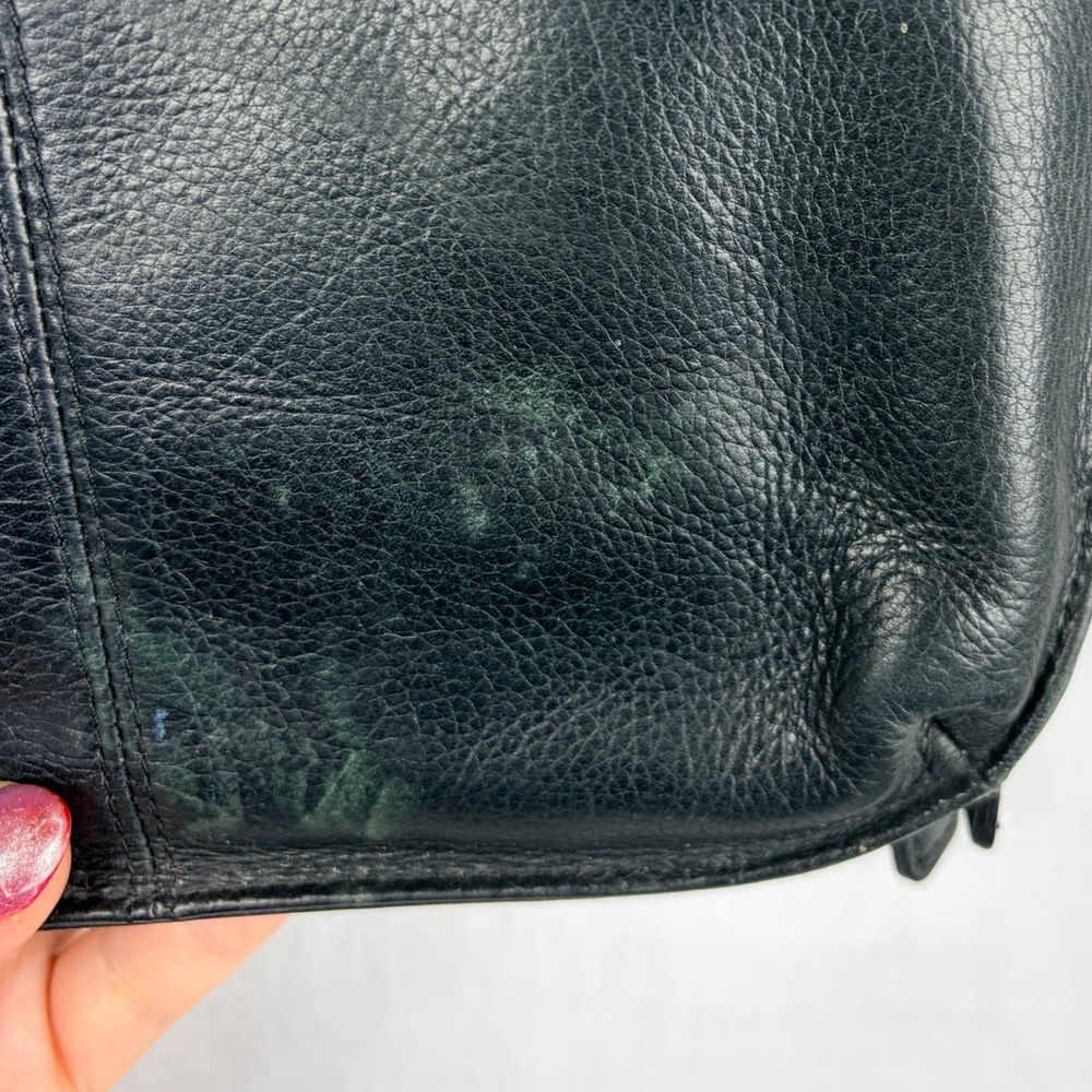 Fossil Black Leather Crossbody Bag Organizer Wallet Purse Small Messenger - Picture 8 of 8